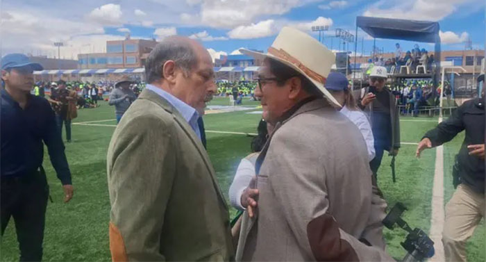 Puno: dirigentes rechazan visita de Héctor Valer y amenazan con impedir ingreso de políticos oportunistas